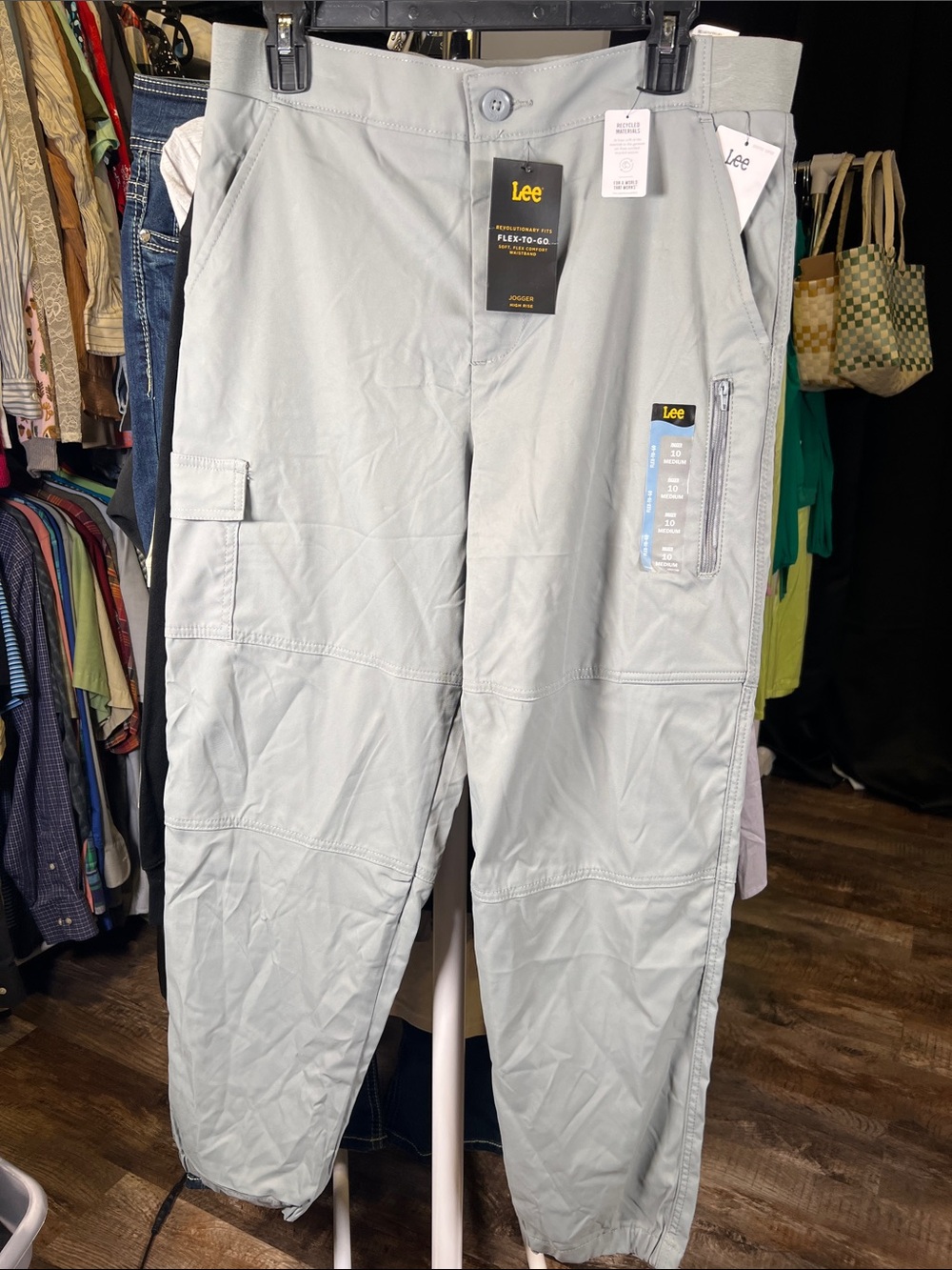 Lee Light Gray Women's Track Joggers
